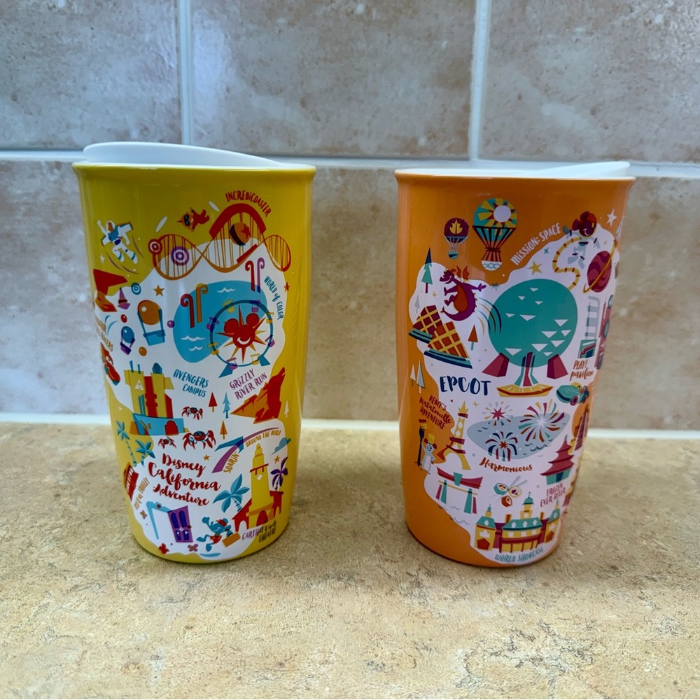 Disney Parks x Starbucks Ceramic Tumbler 2020 - Set of 2